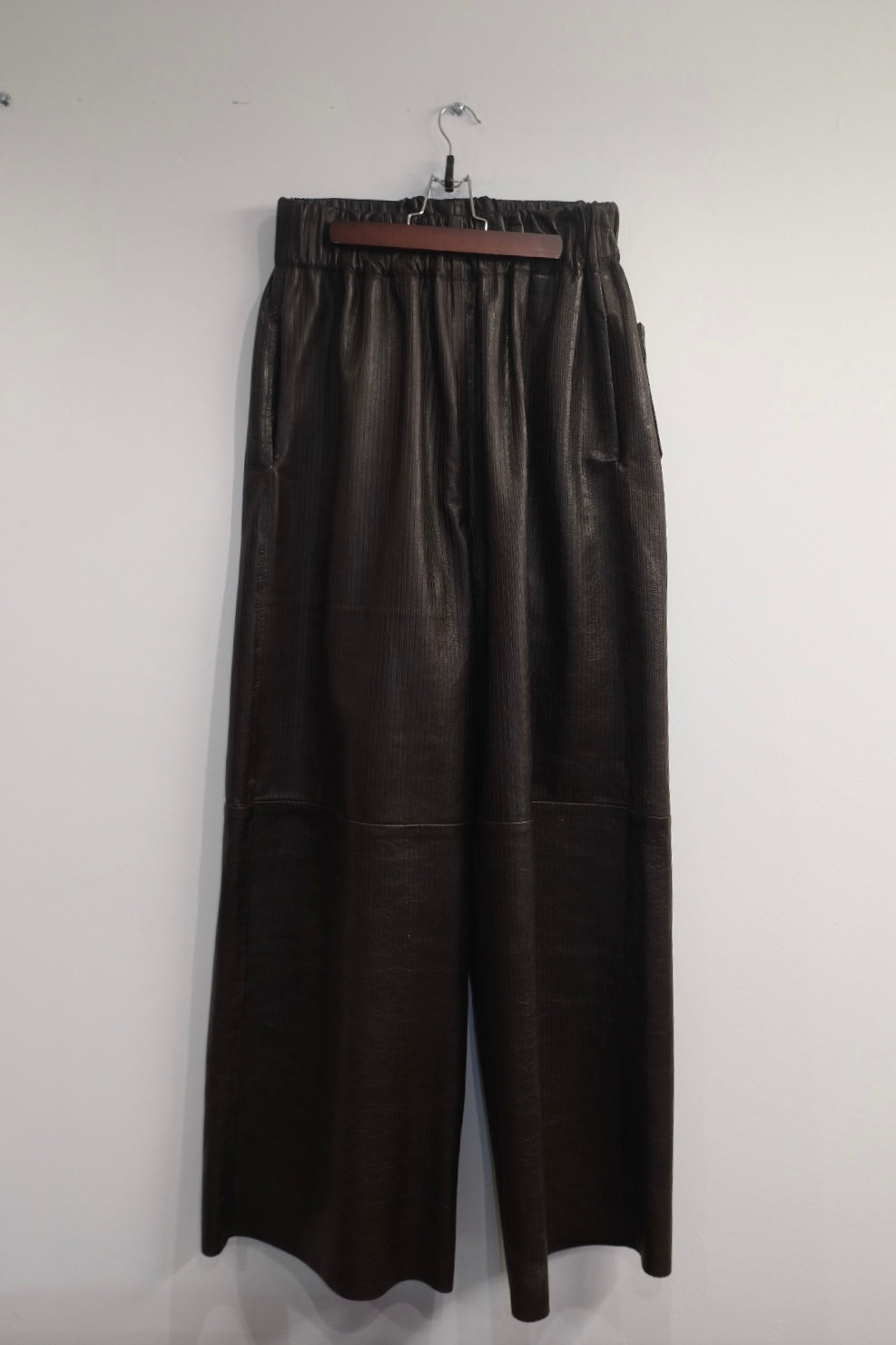 LAMB SKIN JOGGERS