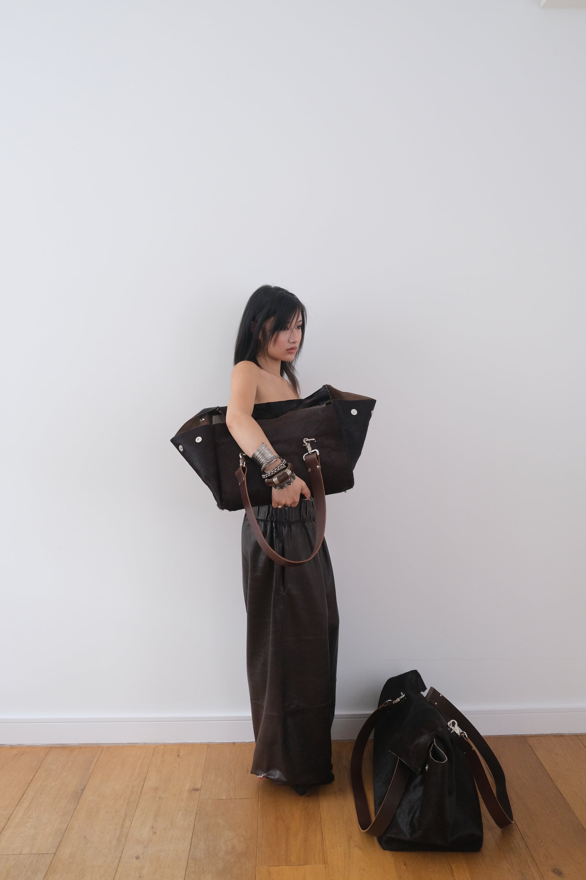 LAMB SKIN JOGGERS
