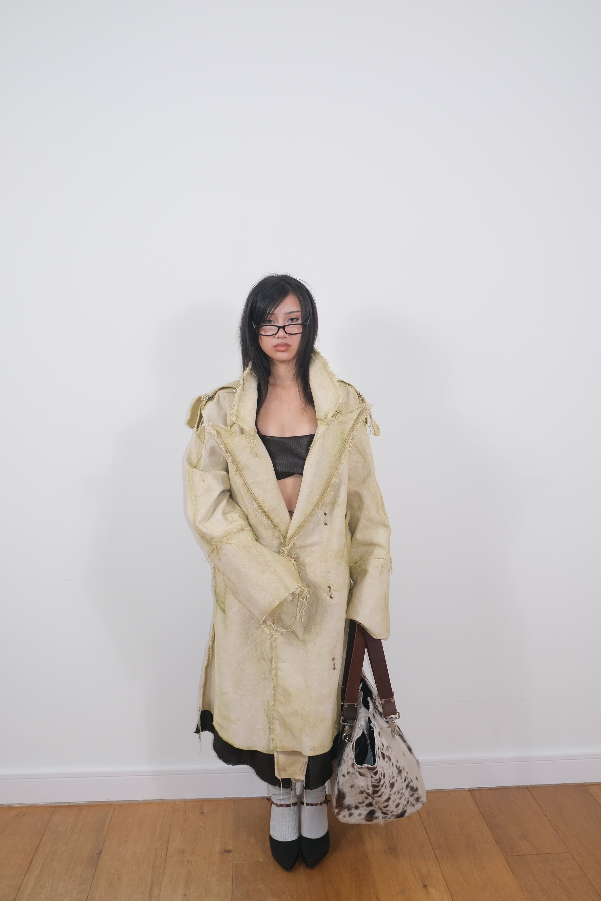 CANVAS TRENCH COAT