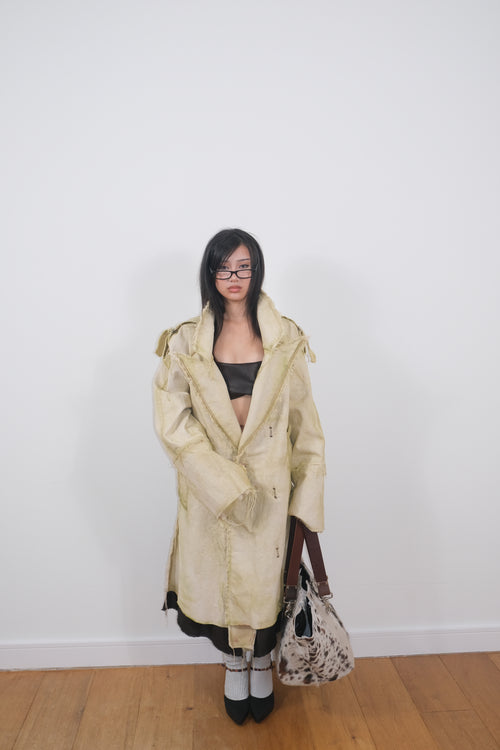CANVAS TRENCH COAT