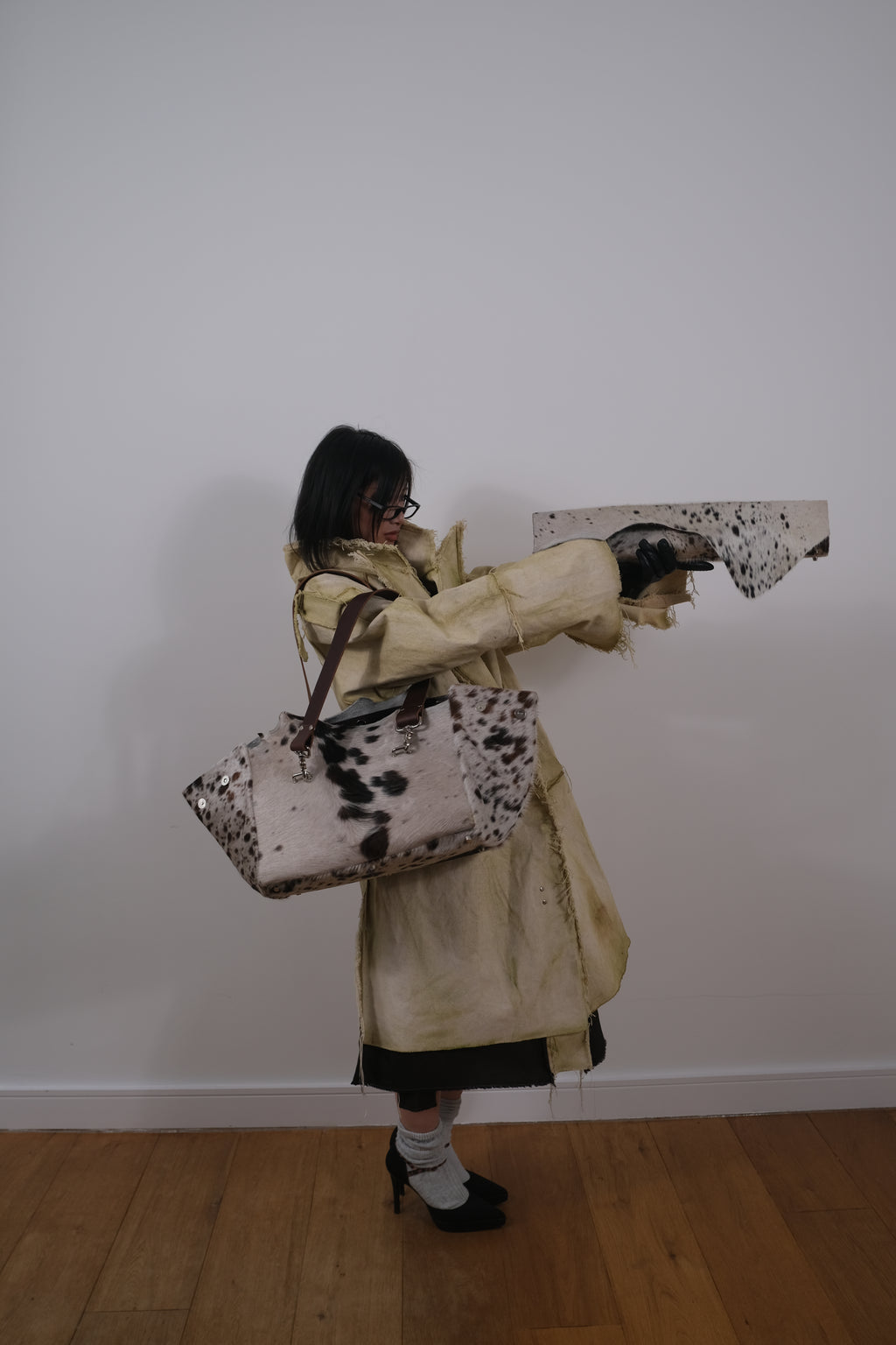 CANVAS TRENCH COAT