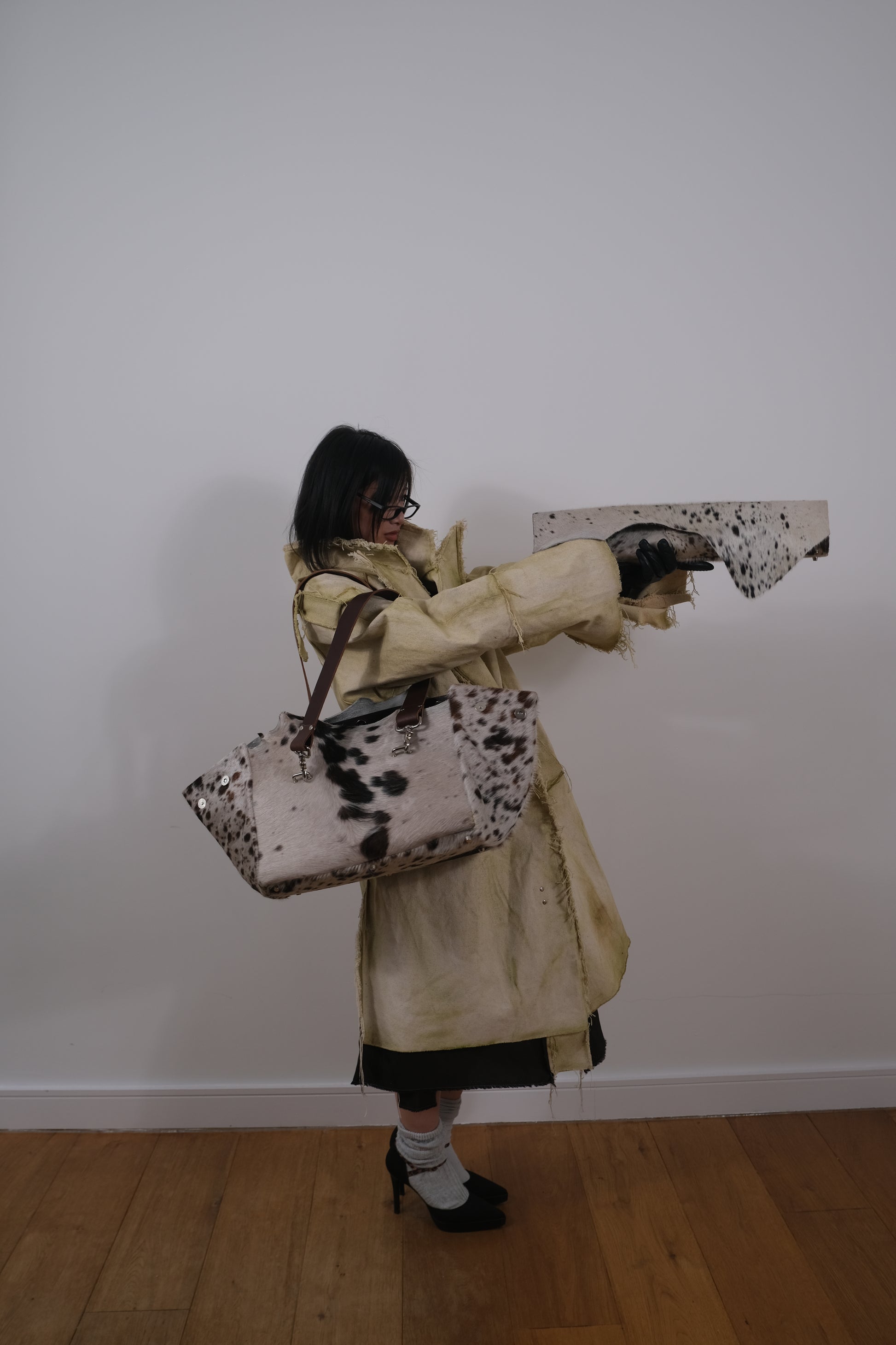 CANVAS TRENCH COAT